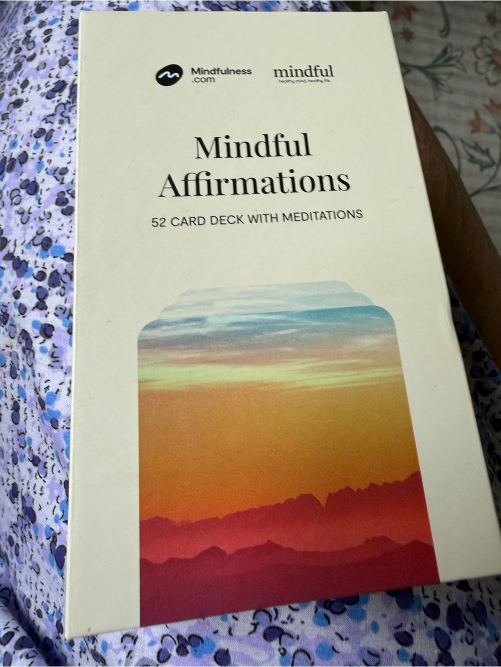 Mindful Affirmations 52 Card Deck with Meditations
